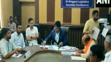 India News | Karnataka Elections: CM Bommai Files Nomination from Shiggaon