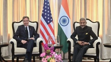 World News | EAM S Jaishankar, US State Secy Antony Blinken Discuss Regional and Global Issues
