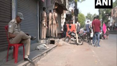 Atiq Ahmed-Ashraf Killing: UP Police Step Up Security Outside Umesh Pal’s Residence in Prayagraj After Gangster Siblings Shot Dead