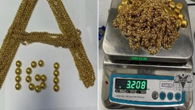 India News | Gold Seizure at Delhi Airport: Uzbek National Held from Chandigarh, Says Customs