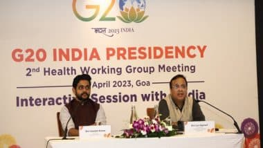 India News | Second G20 Health Working Group Meeting to Commence in Goa from April 17