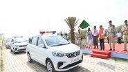 India News | Delhi: LG V K Saxena Flags off 250 Vehicles for Delhi Police