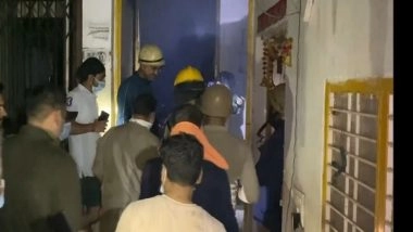 India News | Ghaziabad: Fire Breaks out in a Factory, Operation Underway to Douse Fire