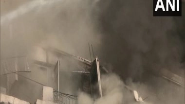 India News | 3-storey Building Collapses in Delhi's Tagore Garden