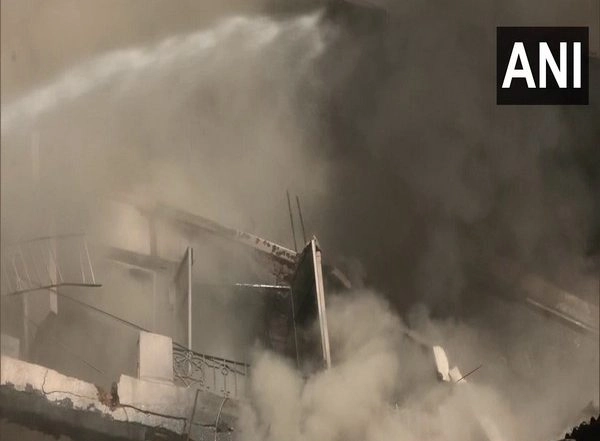 India News | 3-storey Building Collapses in Delhi's Tagore Garden