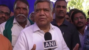 India News | Ex-Karnataka CM Jagadish Shettar Arrives at Congress Office in Bengaluru