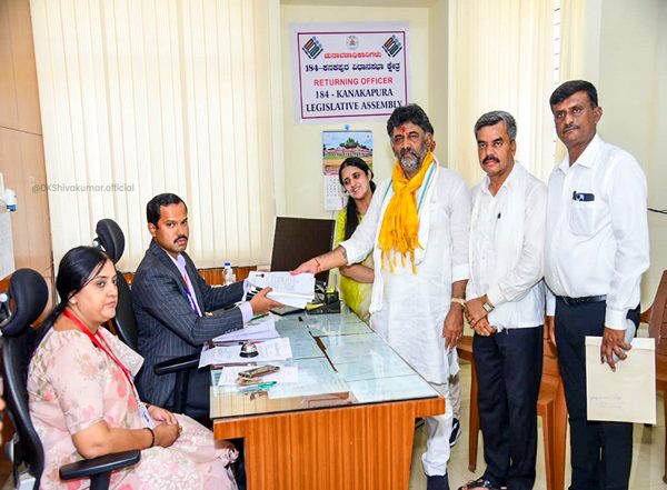 Karnataka Assembly Elections 2023: DK Shivakumar Files Nomination From Kanakapura, Says ‘Congress Will Cross 150 Seats Mark’