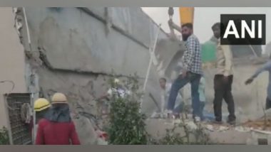 India News | Haryana: Three-storey Rice Mill Collapses in Karnal, Several Workers Feared Trapped