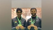 Sports News | Brazil Para-Badminton International: Pramod Bhagat, Sukant Kadam Win Gold in Men's Doubles