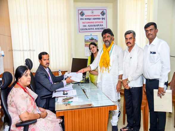 India News | Karnataka Congress Chief DK Shivakumar's Wealth Increased 68 Pc from 2018, Holds Assets Worth Rs 1414 Crores - Vimarsana News