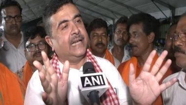 India News | BJP Leader Suvendu Adhikari Hits out at TMC, Demands Probe Against Mamata Banerjee in Saradha Scam