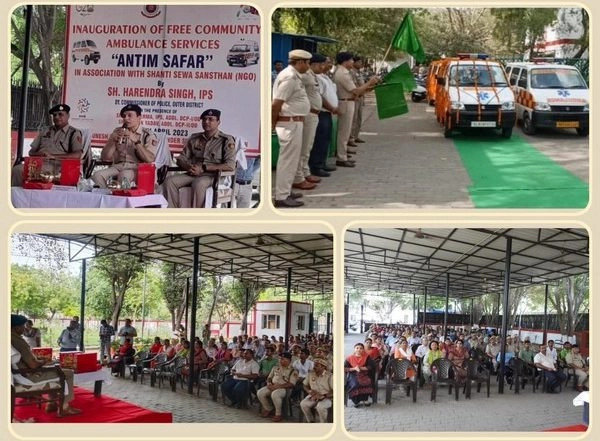 India News | Delhi Police Flags off Ambulances for Free Transportation of Bodies to Mortuary