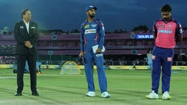 Sports News | IPL 2023: Rajasthan Royals Win Toss, Opt to Field First Against Lucknow Super Giants