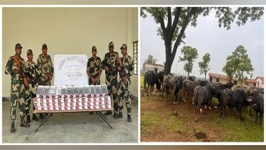 India News | BSF Meghalaya Rescues 22 Cattle, Spectacles Worth Rs 16 Lakh