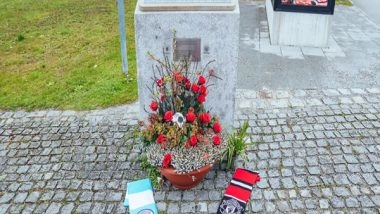 Sports News | Manchester City Executives, Supporters Pay Their Respects at Manchesterplatz