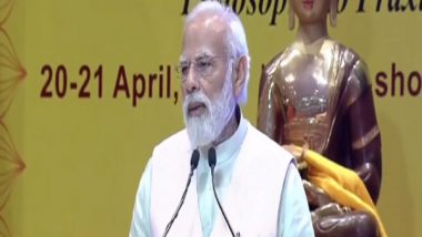 World News | India is Progressing by Following Buddha's Teachings, Says PM Modi