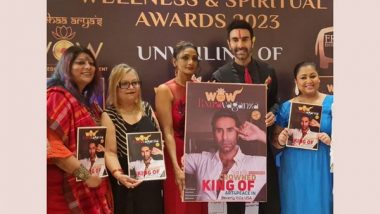 Business News | Sandip Soparrkar, Shanthi Priya, Eram Faridi, Dr Anusha Srinivasan Iyer Grace Shobha Arya's Wow Magazine Cover Unveiling