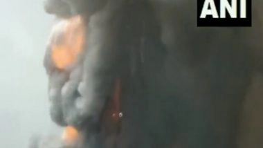India News | Fire Breaks out at Firecracker Company in Gujarat's Aravalli