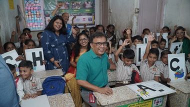 Earth Day 2023: Mumbaikars Gift 40 Brand New Desks Made of Recycled Beverage Cartons to Students of Mahatma Phule Vidyalaya