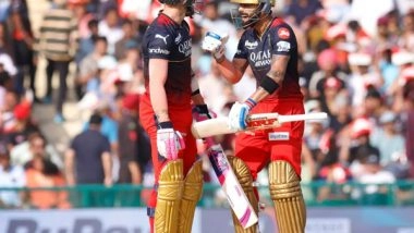 Sports News | IPL 2023: Virat Kohli, Faf Du Plessis' 137-run Opening Stand Power RCB to 174/4 Against PBKS