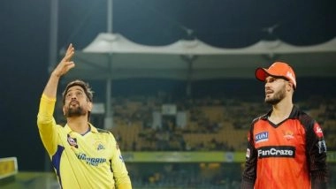 Sports News | IPL 2023: Chennai Super Kings Win Toss, Opt to Bowl Against Sunrisers Hyderabad