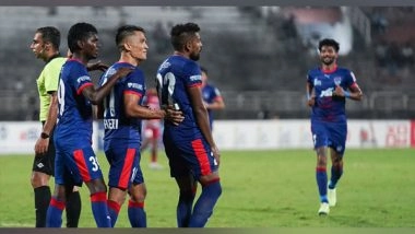 Sports News | Sunil Chhetri, Jayesh Rana Goals Help Bengaluru FC Defeat Jamshedpur FC to Secure Berth in Super Cup 2023 Final