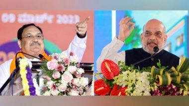 India News | BJP Steps Up Karnataka Campaign; Nadda Holds Roadshow, Shah Meets State Leaders