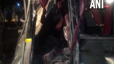 India News | UP: 12 People Injured in Bus-truck Collision in Ayodhya