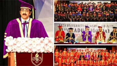 Business News | First Convocation of AAFT University of Media and Arts Was a Grand Show