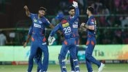 Sports News | IPL 2023: Gujarat Titans Win Toss, Opt to Bat Against Lucknow Super Giants