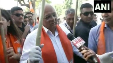 India News | Gujarat CM Bhupendra Patel Participates in Cleanliness Drive in Rajkot