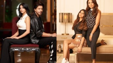 Entertainment News | Suhana Khan Poses with Shah Rukh Khan, Gauri in New Viral Pics, Fans Pour Love