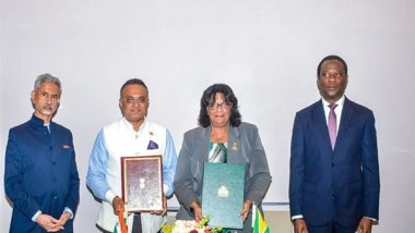 World News | EAM Jaishankar Co-chairs 5th India-Guyana Joint Commission Meeting