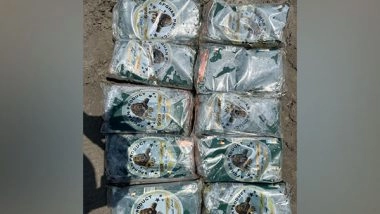 India News | Gujarat: BSF Recover 10 Kg Charas from Ibrahim Peer Bet Island off Jakhau Coast