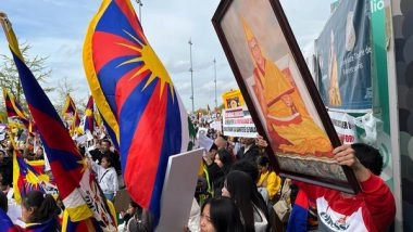 World News | France-based Tibetan Community Associations Hold Protest in Paris in Support of Dalai Lama
