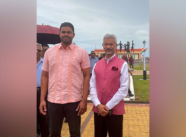 World News | Jaishankar Visits Monument of Indian Arrival in Guyana's Berbice