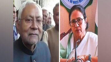 India News | Opposition Unity: Bihar CM Nitish Kumar to Meet West Bengal Counterpart Mamata Banerjee Today