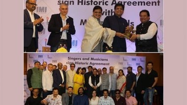 Business News | ISRA-IMI Come Together for Historic Pact Between Record Labels, Singers and Musicians