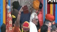 Char Dham Yatra 2023: Doors of Kedarnath Dham Open to Pilgrims; Temple Decked with 20 Quintals of Flowers (Watch Video)