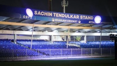 Sports News | Sharjah Cricket Ground Unveils Sachin Tendulkar Stand