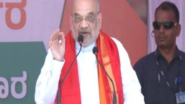 India News | Depending on Leaders Leaving BJP to Fight Elections Shows Bankruptcy of Congress: Amit Shah in Karnataka