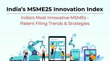 Business News | Sagacious IP Uncovers India's Top 25 Most Innovative & IP Driven MSMEs in the Latest Report