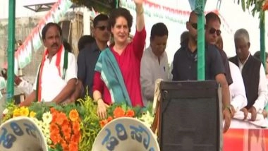 India News | Karnataka Polls: Govt Involved in Sub-inspector Recruitment Scam Should Be Uprooted, Says Priyanka Gandhi Vadra