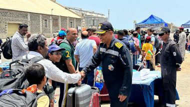 World News | 'Operation Kaveri': INS Teg Departs from Port Sudan with 5th Batch of 297 Passengers