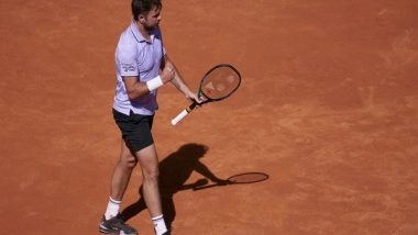 Sports News | Madrid Open: Stan Wawrinka Downs Maxime Cressy to Advance into Next Round