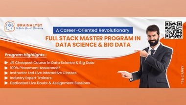 Business News | Elevate Your Tech Career with Brainalyst's Full Stack Master Program in Data Science and Big Data