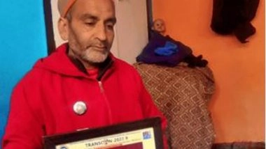 India News | Blood Man of Kashmir: A Selfless Journey of Donating 182 Pints of Blood