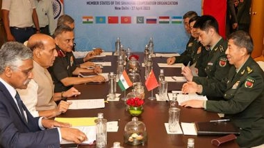 World News | Rajnath Singh Holds Bilateral Meetings with Chinese, Iran Counterparts on Sidelines of SCO Summit