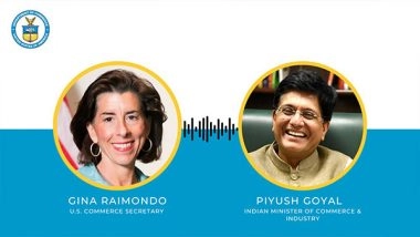 World News | India, US Discuss Shared Interest in Maximising Progress on Indo-Pacific Economic Framework for Prosperity