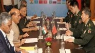 Rajnath Singh Meets Chinese Defence Minister Li Shangfu, Says &lsquo;All Issues at LAC Need To Be Resolved in Accordance With Existing Bilateral Agreements, Commitments&rsquo;